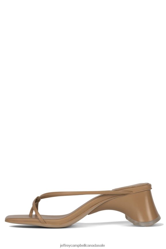 GET-GOING Women Natural PLRNJH71 Jeffrey Campbell Heeled Sandal