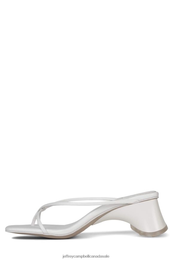 GET-GOING Women White PLRNJH72 Jeffrey Campbell Heeled Sandal