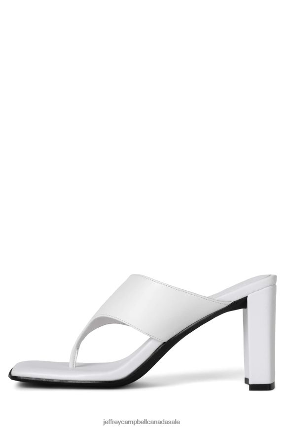 HEATIN-UP Women White PLRNJH91 Jeffrey Campbell Heeled Sandal