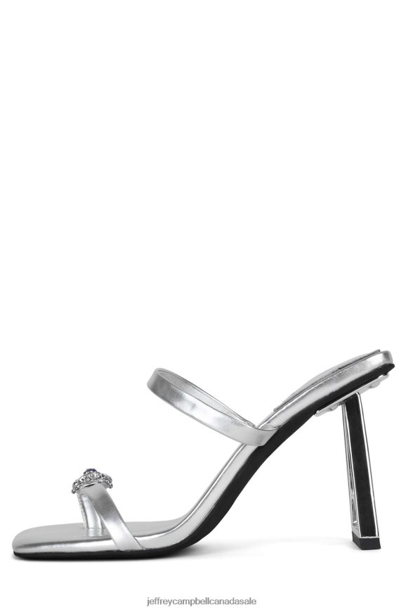 HEIRLOOM Women Silver Blue PLRNJH1510 Jeffrey Campbell Heeled Sandal