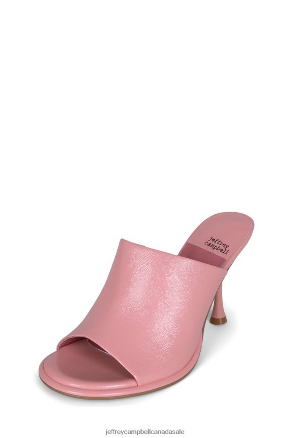 IMPLICIT Women Pink Crinkle Patent PLRNJH1561 Jeffrey Campbell Heeled Sandal