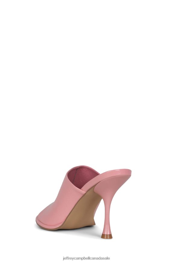 IMPLICIT Women Pink Crinkle Patent PLRNJH1561 Jeffrey Campbell Heeled Sandal