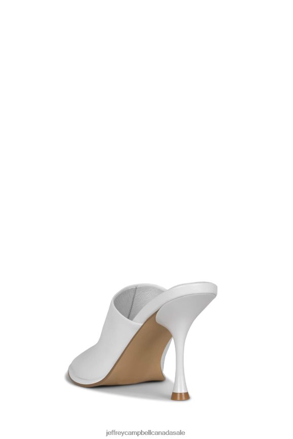 IMPLICIT Women White Crinkle Patent PLRNJH1562 Jeffrey Campbell Heeled Sandal