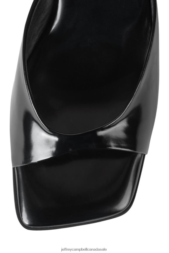 INSPIRED Women Black Box PLRNJH1453 Jeffrey Campbell Heeled Sandal