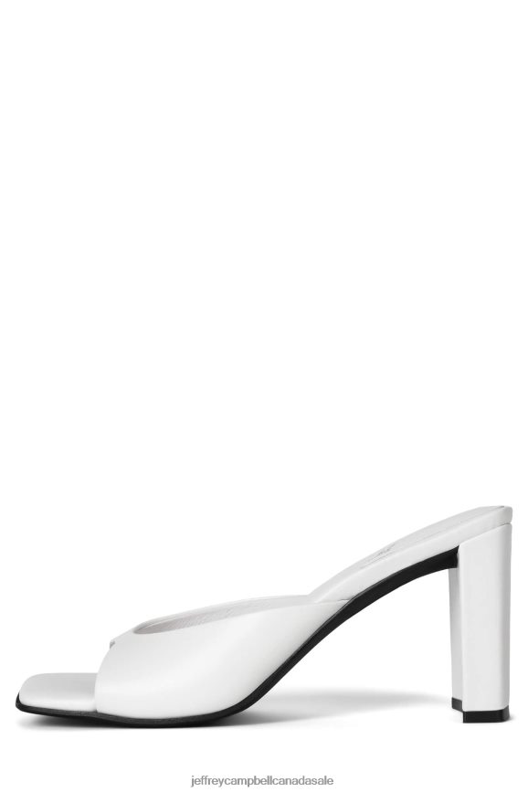 INSPIRED Women White PLRNJH1455 Jeffrey Campbell Heeled Sandal