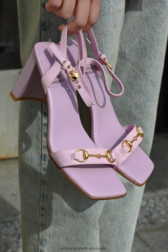 LIVELY Women Pink Gold PLRNJH1449 Jeffrey Campbell Heeled Sandal