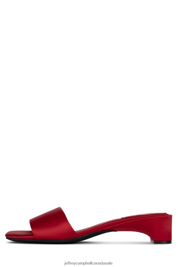 LOW-KEY Women Red Satin PLRNJH1416 Jeffrey Campbell Heeled Sandal
