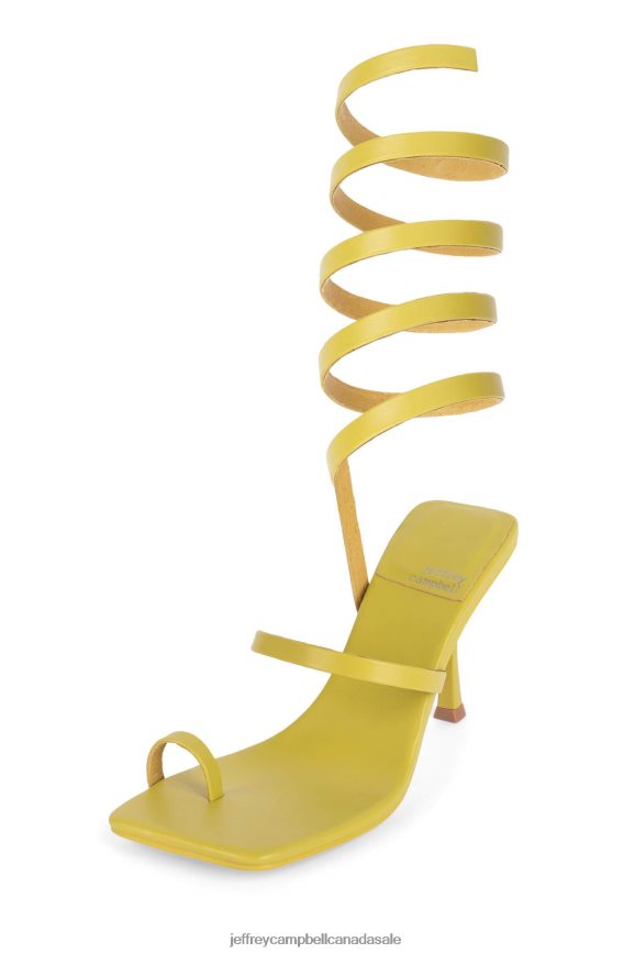 LUZIA Women Chartreuse PLRNJH1628 Jeffrey Campbell Heeled Sandal