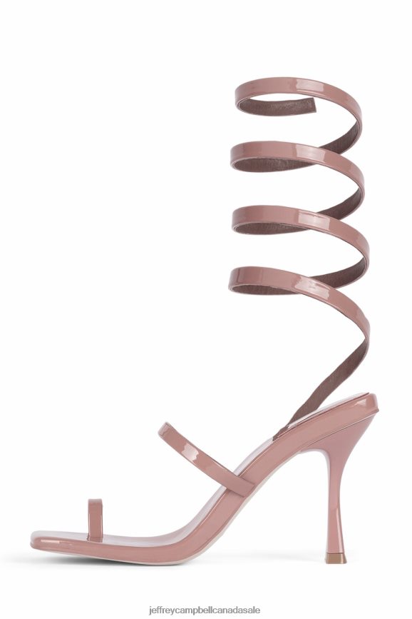 LUZIA Women Dusty Blush Patent PLRNJH1626 Jeffrey Campbell Heeled Sandal