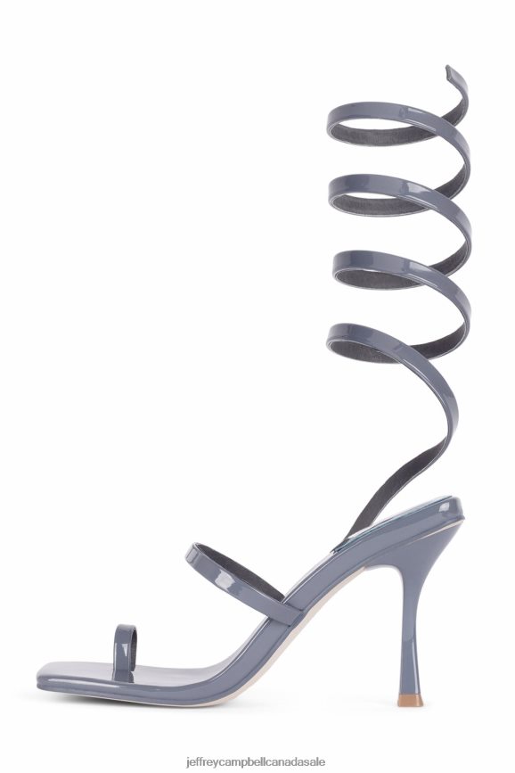 LUZIA Women Dusty Navy Patent PLRNJH1627 Jeffrey Campbell Heeled Sandal