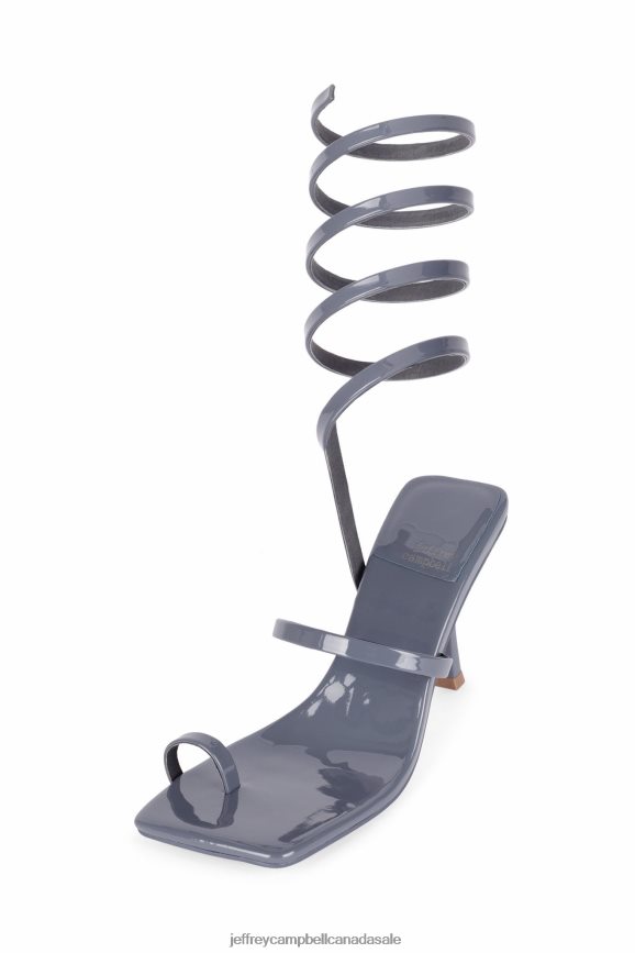 LUZIA Women Dusty Navy Patent PLRNJH1627 Jeffrey Campbell Heeled Sandal