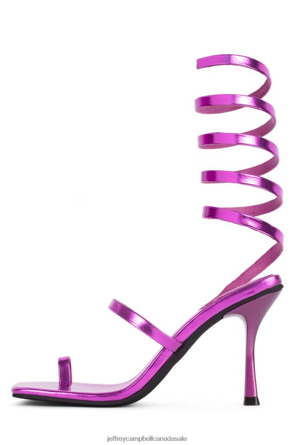 LUZIA Women Fuchsia Metallic PLRNJH1621 Jeffrey Campbell Heeled Sandal