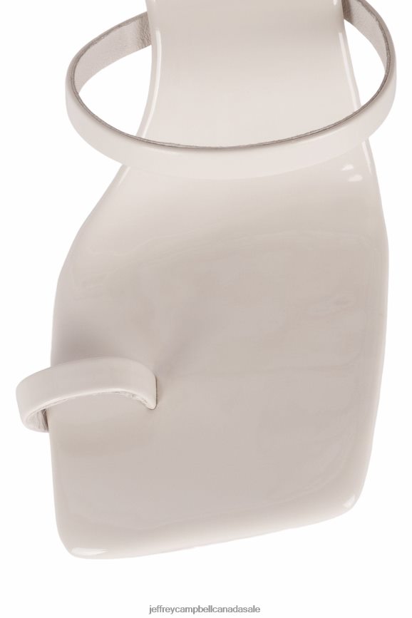 LUZIA Women Ivory Patent PLRNJH1629 Jeffrey Campbell Heeled Sandal