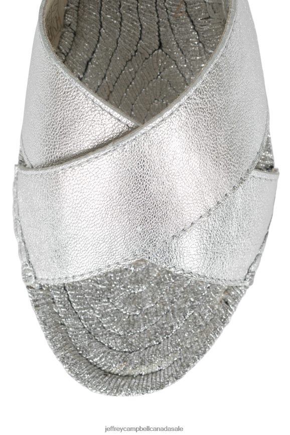 MONADA Women Silver PLRNJH1560 Jeffrey Campbell Heeled Sandal