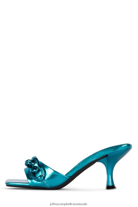 MR-BIG-CH Women Blue Combo PLRNJH1576 Jeffrey Campbell Heeled Sandal