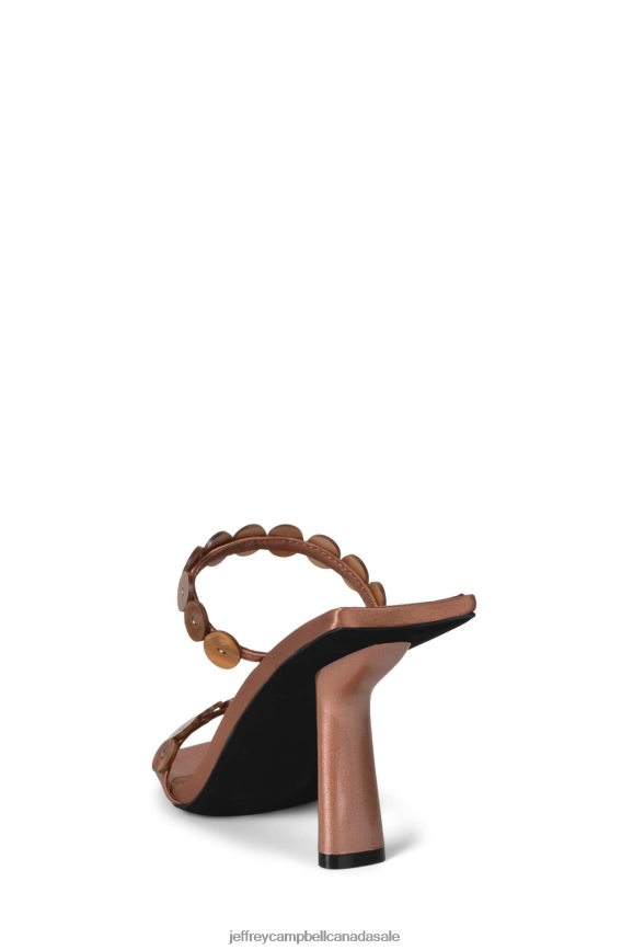 PRESSIN Women Brown Combo PLRNJH1445 Jeffrey Campbell Heeled Sandal