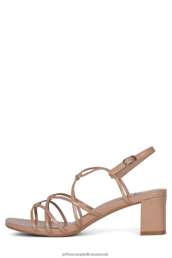 SOCIALIZE Women Natural PLRNJH67 Jeffrey Campbell Heeled Sandal