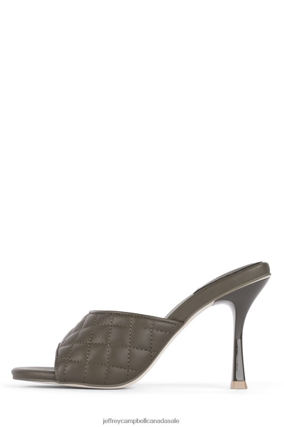 UTOPIAS-Q Women Olive PLRNJH1588 Jeffrey Campbell Heeled Sandal