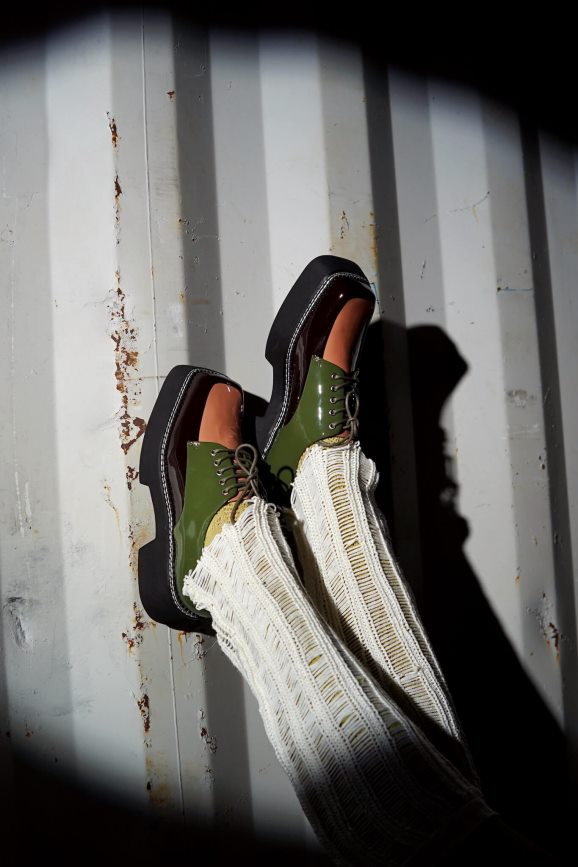 BOOK Women Brown Tan Multi PLRNJH1260 Jeffrey Campbell Platform Pump