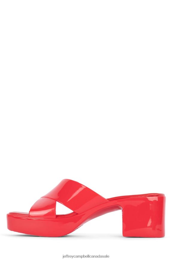 BUBBLEGUM Women Red PLRNJH143 Jeffrey Campbell Platform Sandal
