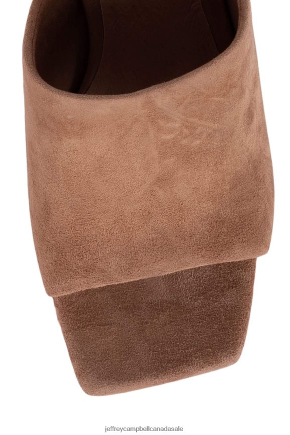 CAVIAR Women Dusty Tan Suede PLRNJH1216 Jeffrey Campbell Platform Sandal