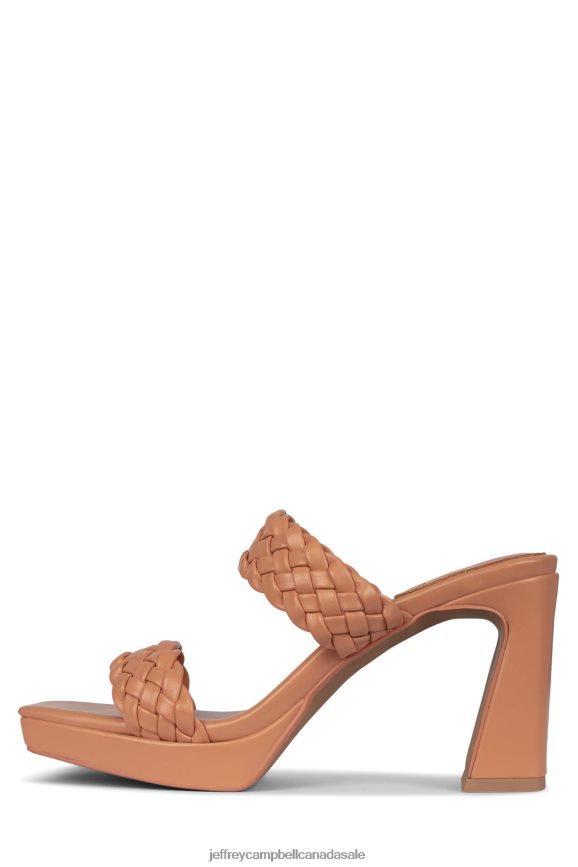 DELICACY Women Peach PLRNJH1110 Jeffrey Campbell Platform Sandal