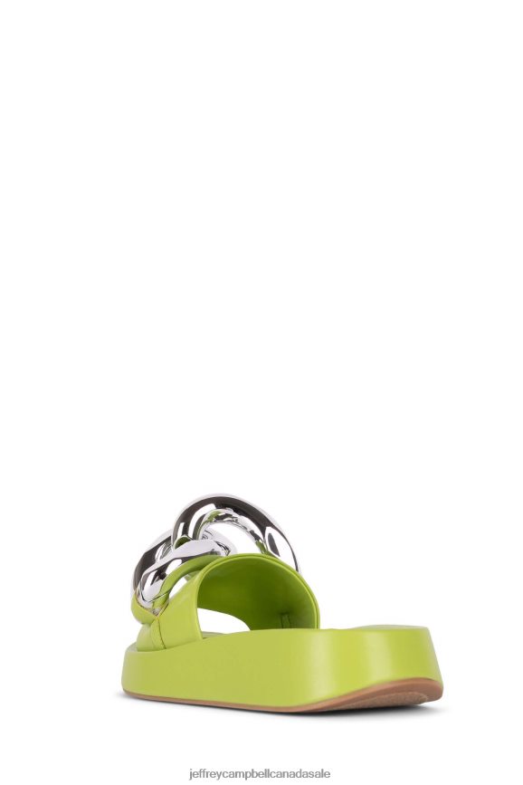 EPIRUS Women Green Silver PLRNJH1210 Jeffrey Campbell Platform Sandal