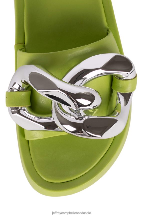 EPIRUS Women Green Silver PLRNJH1210 Jeffrey Campbell Platform Sandal