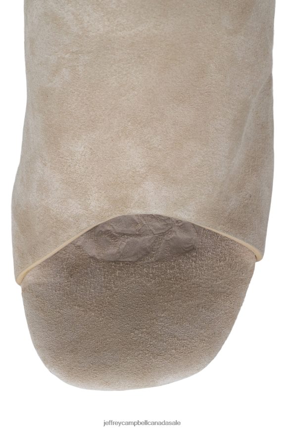 GIAH-2 Women Beige Suede Dark Brown PLRNJH1067 Jeffrey Campbell Platform Sandal