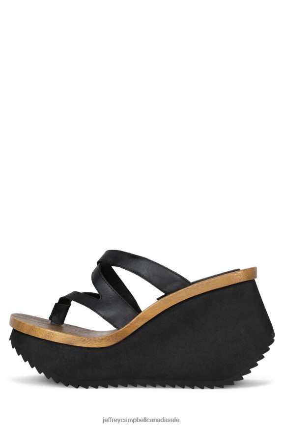 HYPNOTIZE Women Black PLRNJH980 Jeffrey Campbell Platform Sandal