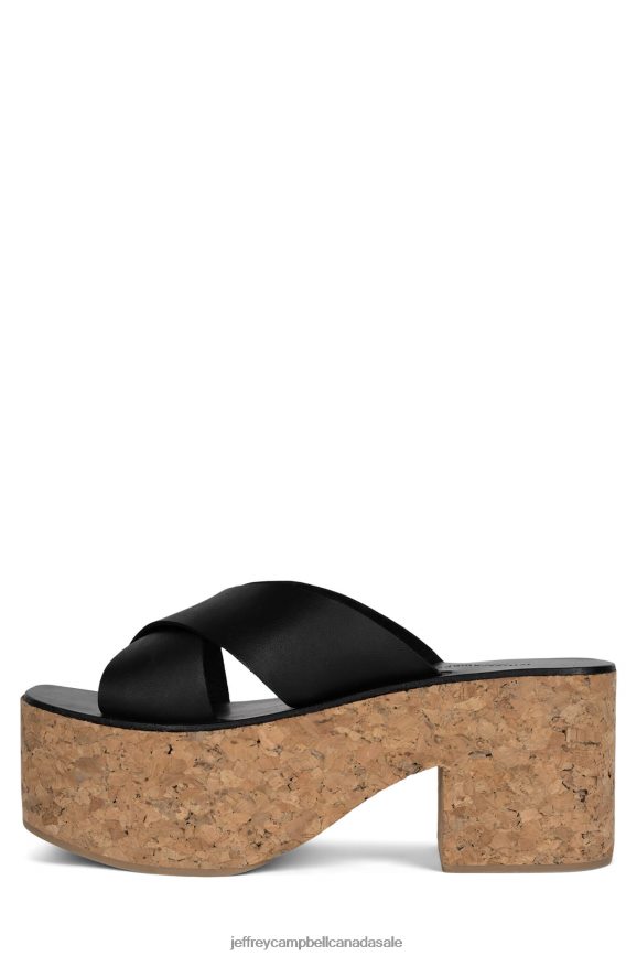 ITZELIA Women Black PLRNJH1137 Jeffrey Campbell Platform Sandal