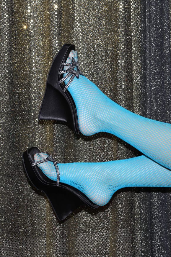 MEGASTAR Women Pink Satin Pink PLRNJH983 Jeffrey Campbell Platform Sandal