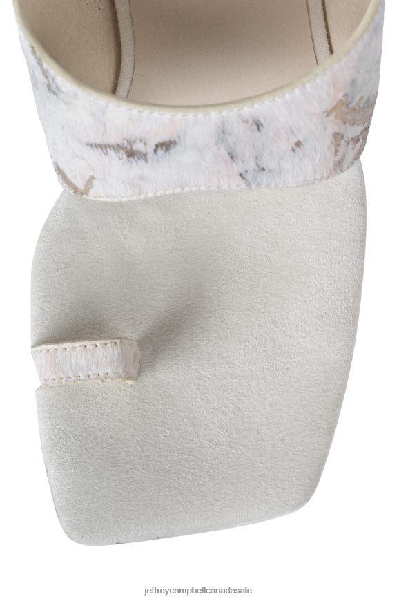 PAMPERED-F Women Beige Multi PLRNJH954 Jeffrey Campbell Platform Sandal