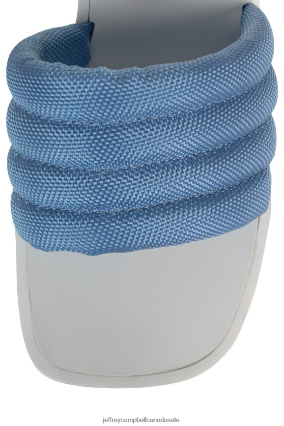 ROAMER Women Blue White PLRNJH928 Jeffrey Campbell Platform Sandal