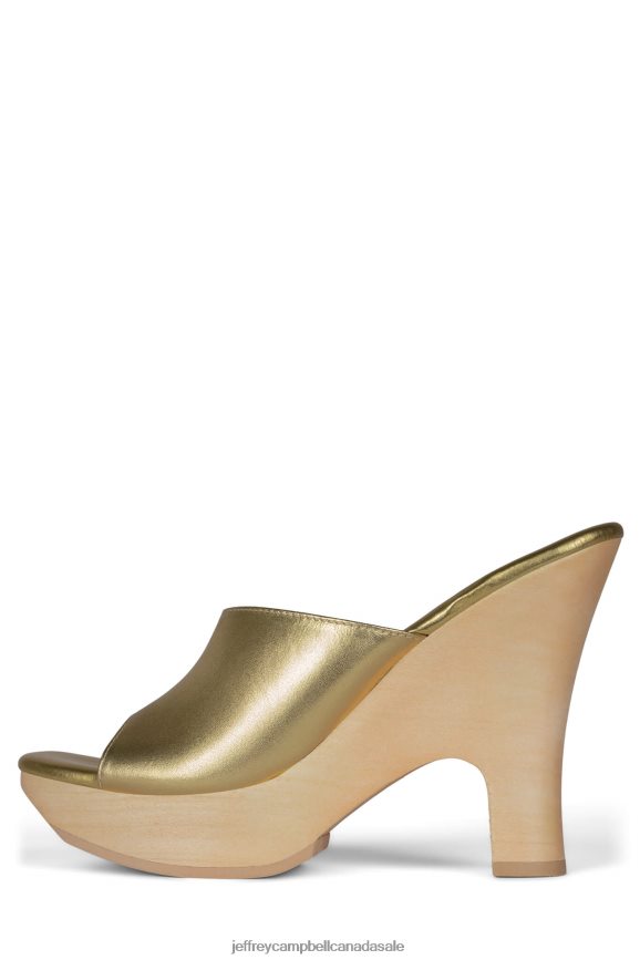 ROXI Women Gold PLRNJH1127 Jeffrey Campbell Platform Sandal
