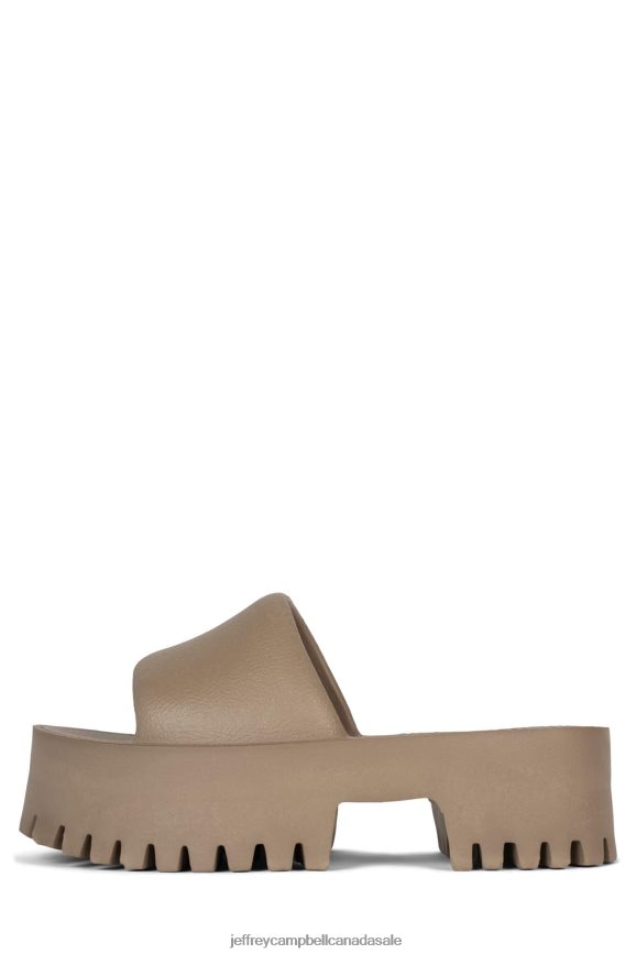 SUMMERTIME Women Taupe PLRNJH20 Jeffrey Campbell Platform Sandal