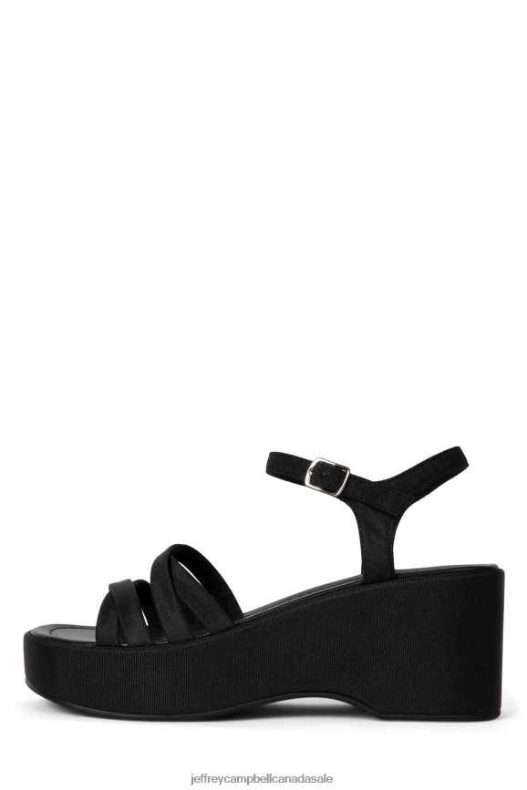 VIBRANT Women Black PLRNJH930 Jeffrey Campbell Platform Sandal