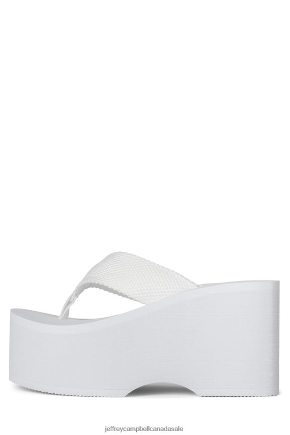 WAVIN Women White PLRNJH150 Jeffrey Campbell Platform Sandal